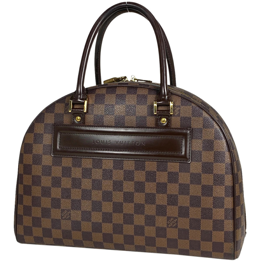 Louis Vuitton Nolita Boston Bag Bowling Handbag Damier Brown